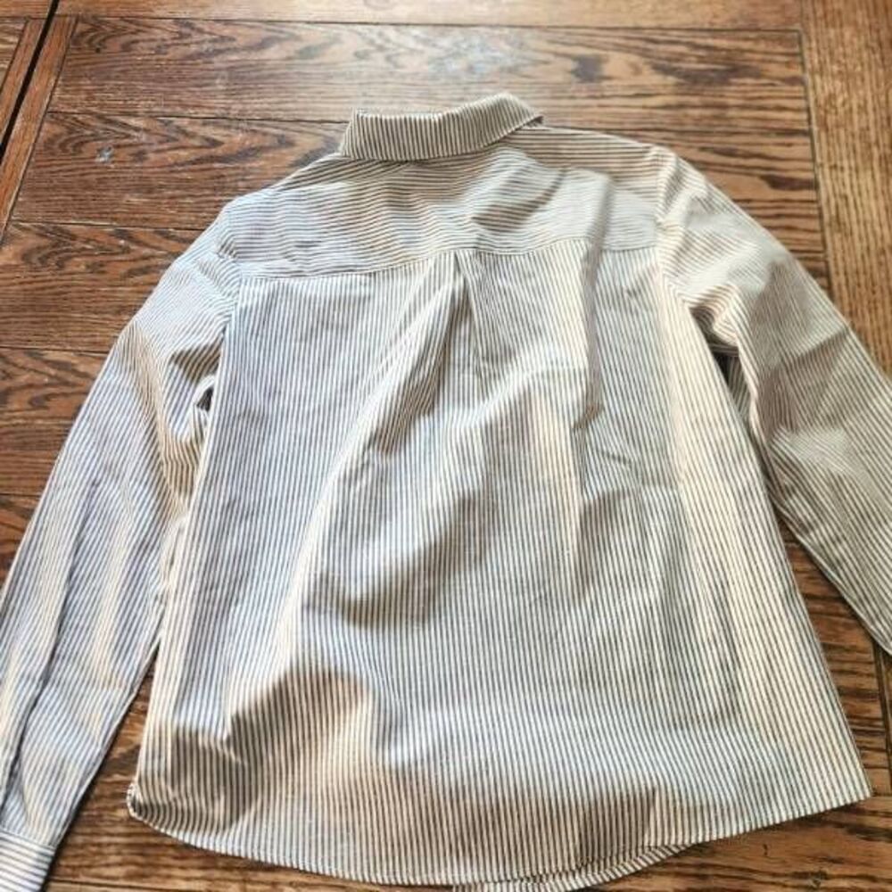 Sezane Tomboy striped button down shirt sz 36 (US 4) - Picture 4 of 5